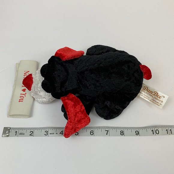 Dan Dee Valentines Dog Holding News I Love You Plush - Picture 7 of 7